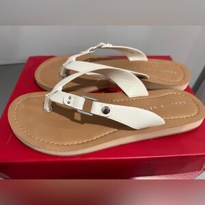 Kelly and Katie sandals white shoes